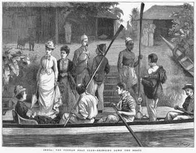 India, The Poonah Boat Club, Bringing Down The Boats