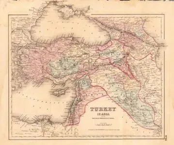 Turkey In Asia And The Causasian Provinces Of Russia