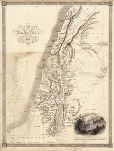 Canaan İn Possession Of The Twelve Tribes To Elucidate The Old Testament-Tomb Of Absalom