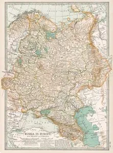 Russia In Europe With Poland And Finland