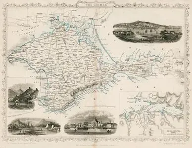The Crimea - Sebastopol Before Its Investment By The Allies - Sebastopol - Balaclava Harbour - Banks Of The Alma - Eupatoria