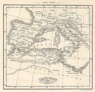 Italy, Spain And Part Of Africa