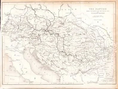The Danube, From its Source To The Black Sea With Adjacent Countries