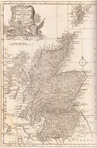 A New & Accurate Map Of The Part Of Great Britain Called Scotland