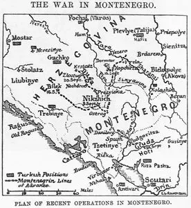 The War İn Montenegro,Plan Of Recent Operations İn Montnegro