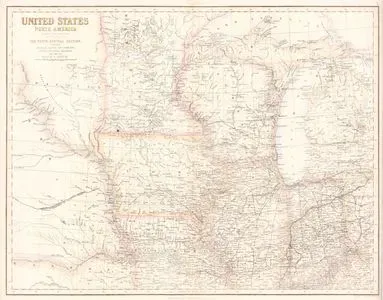 United States, North America The North Central Section, Comprising Michigan, Illinois, Wisconsin, Iowa, Indiana, Nebraska, Minnisota 
And Part Of Missouri & Kentucky