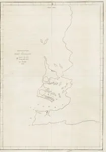 Sketch By Compass Of Port  Mulgrave