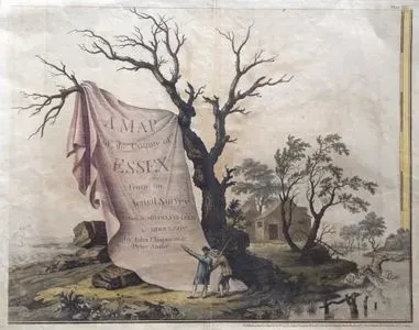 Title Page (A Map of the County of Essex from an Actual Survey taken in MDCCLXXII: LXXIII & MDCCLXXIV By John Chapman & Peter Adnre) Plate XXV