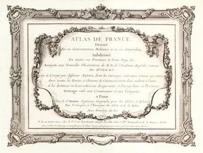 Atlas De France (Title Page)