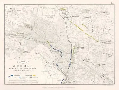 Battle Of Arcola 15, 16 & 17 November 1796 (First Day, 15 november)
