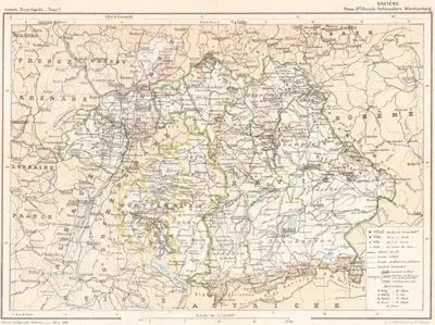 Baviere (Hesse-Gd.-Ducale, Hohenzollern, Wurttemberg)