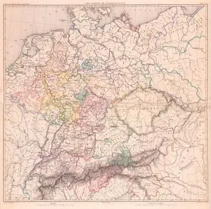 Carte Générale de L'Allemagne en 1789 (General Map of Germany in 1789)