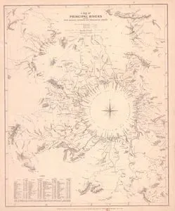 A Map Of The Principal Rivers Shewing Their Courses, Countries And Comparative Lengths