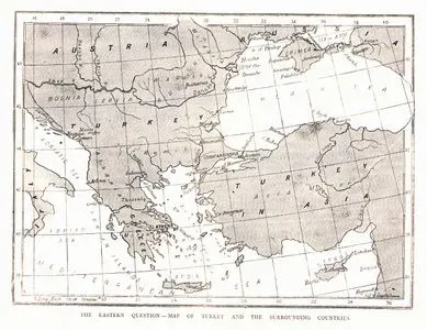 The Eastern Question-Map Of Turkey And The Surrounding Countries