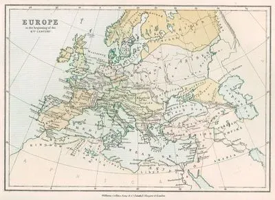 Europe in the Begining of the 6th Century
