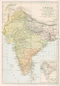 India, Illustrating its History to the Present Time & Showing its divisions in 1760