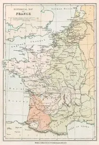 Historical Map of France