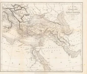 A Map Of The Eastern Part Of The Roman Empire
