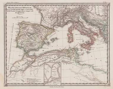 Maris Interni littorum, Pars Occidentalis Inde a Secundi Belli Punici Temporibus Usque ad Augustum (The Western Mediterranean Coast From the Second Punic War (218 BC) to the Augustan Era (14 AD))