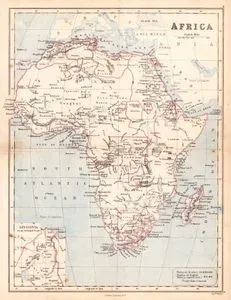 Africa - Abyssinia on an Enlarged Scale