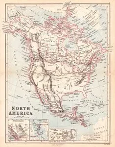 North America - British Columbia and Vancouver Island - Strait of Georgia - Mexico