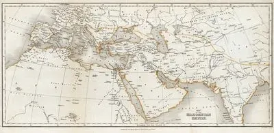 Map Of The Mahometan Empire