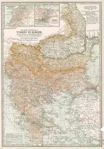 Balkan Peninsula, Turkey in Europa With Bulgaria And Eastern Rumelia, Rumania,Servia And Montenegro - Dardanelles And Vicinity - Constantinople