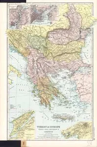 Turkey in Europe, Romania, Servia, Montenegro & Greece-Bosphorus-Constantinople-Dardanelles-Athens