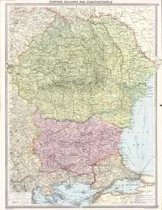Rumania, Bulgaria And Constantinople