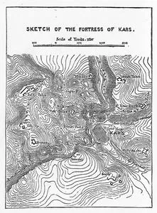 Sketch Of The Fortress Of Kars