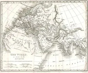 The World, As Known To The Ancients (This Map Contains All Of The Parts Of Which It is Thought The Ancients Had Any Knowledge)