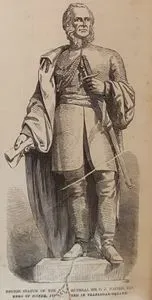 Bronze Stateu Of The Late General Sir C.J. Napier, The Hero Of Scinde, Just Erected in Trafalgar-Square