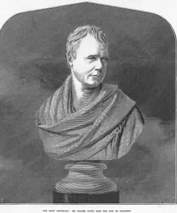 The Scott Centenary, Sir Walter Scott, From The Bust By Chantrey