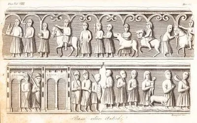 Bassi Rilievi Antichi, Eur. Vol VIII. Tav.15. (Ancient Bas Reliefs)
