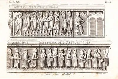 Bassi Rilievi Antichi, Eur. Vol VIII. Tav.16. (Ancient Bas Reliefs)