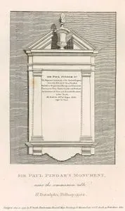 Sir Paul Pindar's Monument, Near The Communion Table, St.Botolph's Bishopsgate