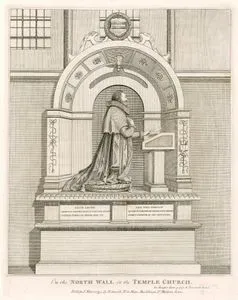 Monument to Richard Martin, On The North Wall in The Temple Church
