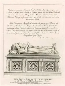 Sir John Crosby's Monument, in The Church Of St.Helen, Bishopsgate Street