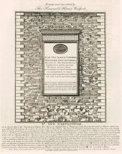 The Honourable Horace Walpole, St.Ann Westminster (A Wall Relief Built in The Name of King Theodore Of Corsica And Found in The Courtyard of St.Anne's Church in London)