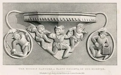 The Morris Dancers, A Basso Relievo, in The Minster