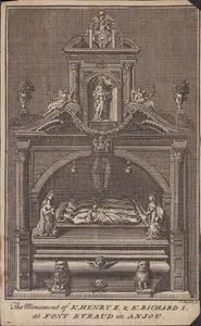 The Monument Of K.Henry II, & K.Richard I, At Fontevrault in Anjou