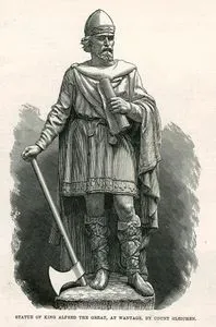 Statue Of King Alfred The Great At Wantage By Count Gleichen