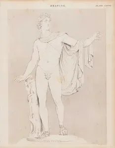 Apollo Belvidere, Drawing (Plate CXCVII)