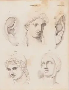 Faces-Drawing (Plate CXCI)