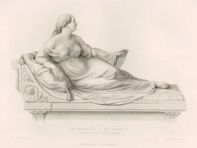 The Monument To Mrs. Thompson-Erected İn The Church Of Great Malvern