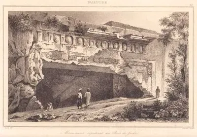 Palestine - Monument Sepulcral des Rois de Juda (Plate 26) (Sepulchral Monument of the Kings of Judah)