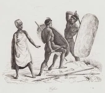 Cafres (Caffres Fighting With the Kirri)