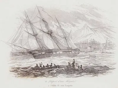 Depart d’une Fregate