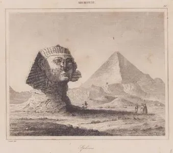 Sphinx, Memphis (The Great Sphinx of Giza and the Pyramid of Khafre (Kefren), Ancient Egypt)