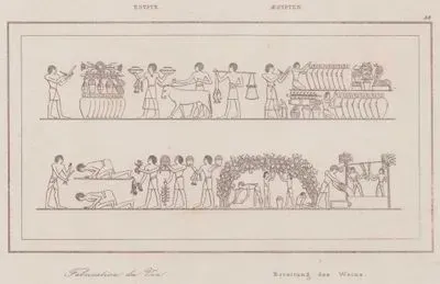 Fabrication du Vin, Egypte -Bereitung des Weins, Egypten (Winemaking in Ancient Egypt)